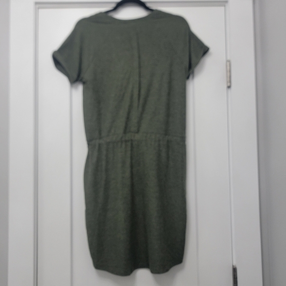 Kyodan Casual Athletic Traveler Ultra Soft Outdoor Eden Drawstring Dress Green - Picture 9 of 13